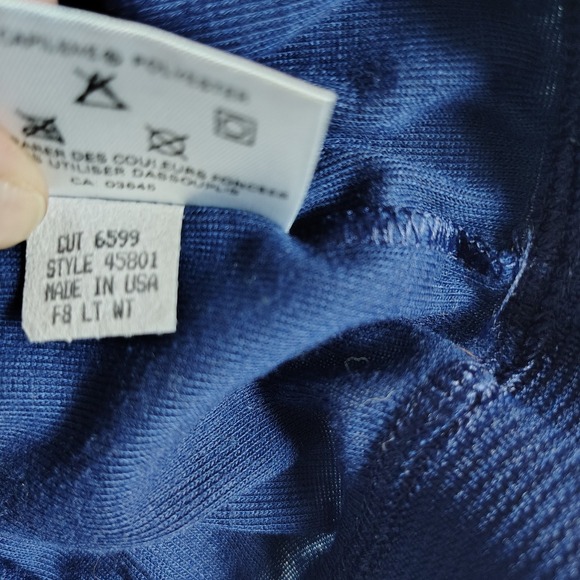 Men's PATAGONIA Blue Capilene Base Layer Pants Men's Size L Made In USA Gorpcore - Picture 6 of 6